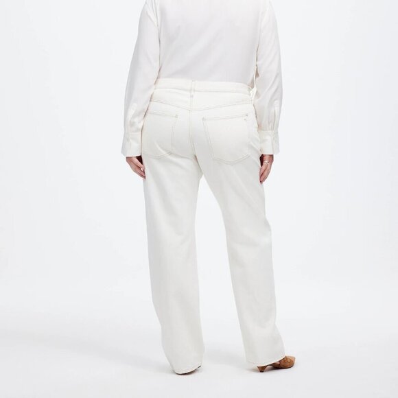 Madewell Plus Dean Easy Button Fly Straight Leg Jeans Size 32 NWT - Picture 3 of 11